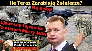 Zarobki Żołnierzy Zawodowych Jak Jest Naprawdę Ile Faktycznie MON Dał Podwyżki [upl. by Tindall]