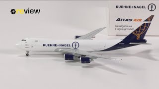 Atlas Air Boeing 7478F  KuehneNagel sticker  Review 734 [upl. by Itsyrc711]