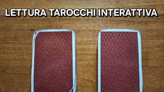 LETTURA TAROCCHI INTERATTIVA tarocchi tarocchiinterattivi amore [upl. by Alleciram]