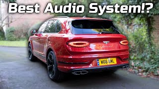 Bentley Bentayga audio review Naim Audio system upgrade  TotallyEV [upl. by Dnaltiac145]