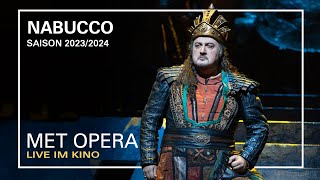 NABUCCO  Trailer  MET OPERA LIVE IM KINO  Saison 20232024 [upl. by Oinoitna]