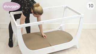 Shnuggle Air Cot Conversion Kit Tutorial [upl. by Pampuch288]