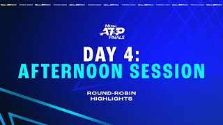 Nitto ATP Finals Day 4 Afternoon Session Highlights [upl. by Alyahc]