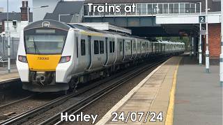 Trains at Horley BML 240724 [upl. by Tyler]