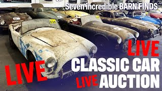 LIVE AUCTION Classic cars go under the hammer at the Anglia Car Auctions August sale [upl. by Zoarah]