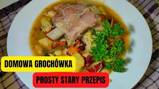 Przepis na grochówkę wojskową Jak zrobić grochówkę krok po kroku Tradycyjna grochówka z wędzonką [upl. by Barhos785]