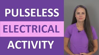 Pulseless Electrical Activity PEA ECG Rhythm Interpretation Nursing NCLEX ACLS Review [upl. by Akerdnahs]