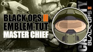 Black Ops 2 Emblem Tutorials  Master Chief  Halo [upl. by Hinze109]