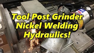 SNS 205 Dumore Toolpost Grinder Nickel Stick Welding Hydraulic Barrel New Patio [upl. by Cruickshank751]