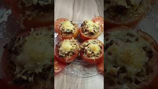 TOMATES RELLENOS 🍅tomates tomatesrellenos recetas recetasfaciles food foddie recipeoftheday [upl. by Claman]