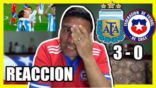 ARGENTINA vs CHILE Reaccion a goleada de Argentina [upl. by Aniham]