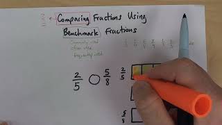 Lesson 85  Reteaching Video 2  Comparing Fractions  Benchmark Fractions [upl. by Otecina]