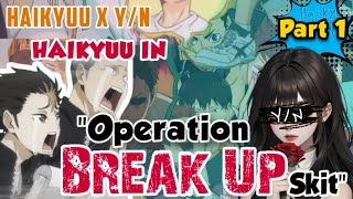 Operation Breakup Skit  Haikyuu x YN  YN Harem [upl. by Retlaw69]