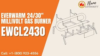 EverWarm 2430quot Millivolt Gas Burner  EWCL2430 [upl. by Solon]