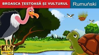 BROASCA ŢESTOASĂ ȘI VULTURUL  Tortoise and Vulture in Romana  RomanianFairyTales [upl. by Hermia516]