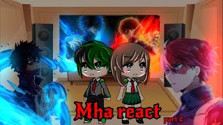 React to the Todoroki family part 2mhaNOT MY VIDEOSShoto vs Dabi [upl. by Babb]