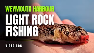 Light Rock Fishing around Weymouth Harbour  My first time LRF [upl. by Yniatirb]