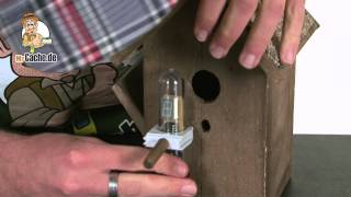 Geocaching Vogelhaus mit 7Segment Reaktivlicht  Tutorial by MrCachede [upl. by Ridglee]