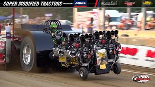 Pro Pulling 2024 Wednesday winners from the Elkhart County 4H Fair Pull  Goshen IN [upl. by Komara]