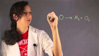 A Balanced Equation for Decomposition of Dinitrogen Monoxide  Chemistry Help [upl. by Doralia647]