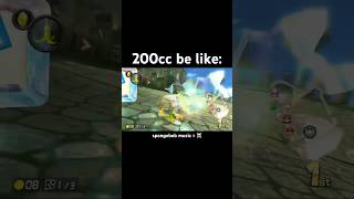 200cc in mario kart fail mario mariokart mk8dx nintendo [upl. by Socin]