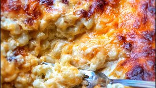 HOW TO MAKE “OLE SKOOL” SOUTHERN BAKED MAC N CHEESE [upl. by Aeuhsoj787]