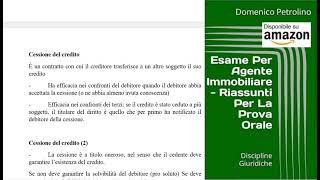 LE OBBLIGAZIONI  ESAME PER AGENTE IMMOBILIARE RIASSUNTI [upl. by Hobard575]