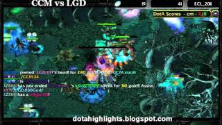 DotAHL 20  ECL11 FINALS CCM vs LGD Game 2 [upl. by Namas]