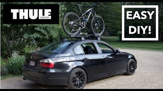 Thule AeroBlade amp ProRide Install  BMW E90 [upl. by Eednim]