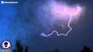 WOW UFO Watches amp Then Enters Epic Lightning Storm 4 22 16 [upl. by Anehta466]