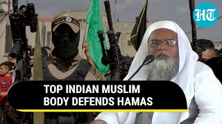 Hamas Assault Natural Reaction Top Indian Muslim Body Criticises Modis Israel Stand  Watch [upl. by Ramses408]