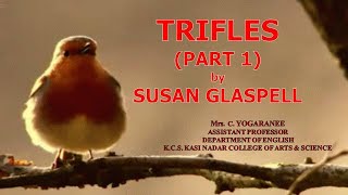 Trifles I by Susan Glaspell [upl. by Ferretti]