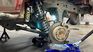 Bronco ADS Race Suspension Installation Part 1 CentralKentuckyBroncos HolleyPerformance [upl. by Notxarb]