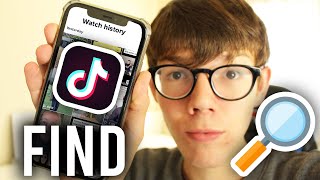 How To Find Your Watch History On TikTok  Find TikTok Watch History [upl. by Seabrooke]