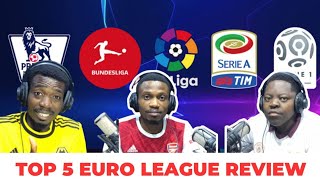 TOP 5 EUROPE LEAGUE REVIEW  VOLT SPORTS [upl. by Nasar]