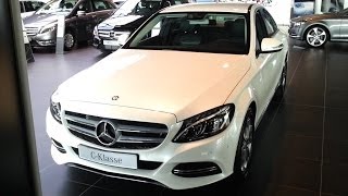 MercedesBenz C Class 2015 Start Up In Depth Review Interior Exterior [upl. by Akived283]