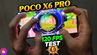 POCO X6 PRO 🔥 AFTER 35 UPDATE BGMIPUBG 120 FPS TEST⚡pocox6pro poco [upl. by Ruth38]