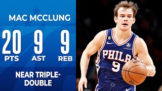 Mac McClung Drops Near TRIPLEDOUBLE  20 PTS 9 REB amp 9 AST  April 9 2023 [upl. by Itch387]