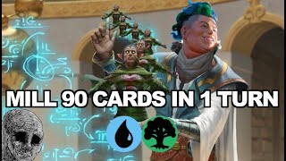 An ABSURD God Mill 🔥 Combo  Simic GreenBlue  MTG Arena Historic [upl. by Janela733]