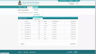 Navigating from Home Page using the Online Tax Administration System for VAT Bahamas [upl. by Ihc113]