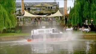 Top Gear  Jeremy Clarkson attempts to park The Hovervan at a restaurant [upl. by Palecek]