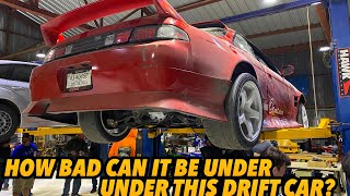 ROASTING Shredders S14  10 years of NEGLECT on a 240SX DRIFT car [upl. by Winstonn876]