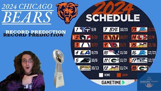 Predicting the Chicago Bears 2024 Record Game by Game  DaBearsDen Network [upl. by Ativoj]