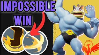 Impossible game converted to win by just one unite of Machamp  Pokemon unite [upl. by Sutit]