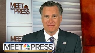 Mitt Romney On 2016 Republican Race Donald Trump  Meet The Press  NBC News [upl. by Secilu968]