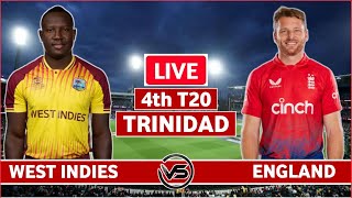 England v West Indies 4th T20 Live Scores  ENG vs WI 4th T20 Live Scores amp Commentary  2nd Innings [upl. by Adelaide]