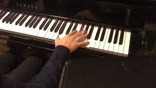 Shota Ezaki plays Coda of the last mvt from Piano Sonata in Aflat minor by Saburo Moroi [upl. by Ailema]