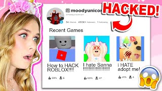 I HACKED My BEST FRIENDS ROBLOX ACCOUNT And CAUGHT Her Doing This Roblox [upl. by Ahsekat]