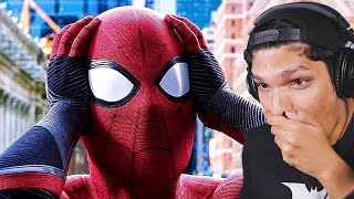 SPIDERMAN NO WAY HOME TRAILER REACTION OMG [upl. by Assirolc757]