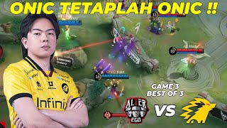 ONIC MASIH TEAM TERKUAT SAMPAI WEEK 2 INI  ONIC vs ALTER EGO Game 3  KBreakdown [upl. by Ignazio174]